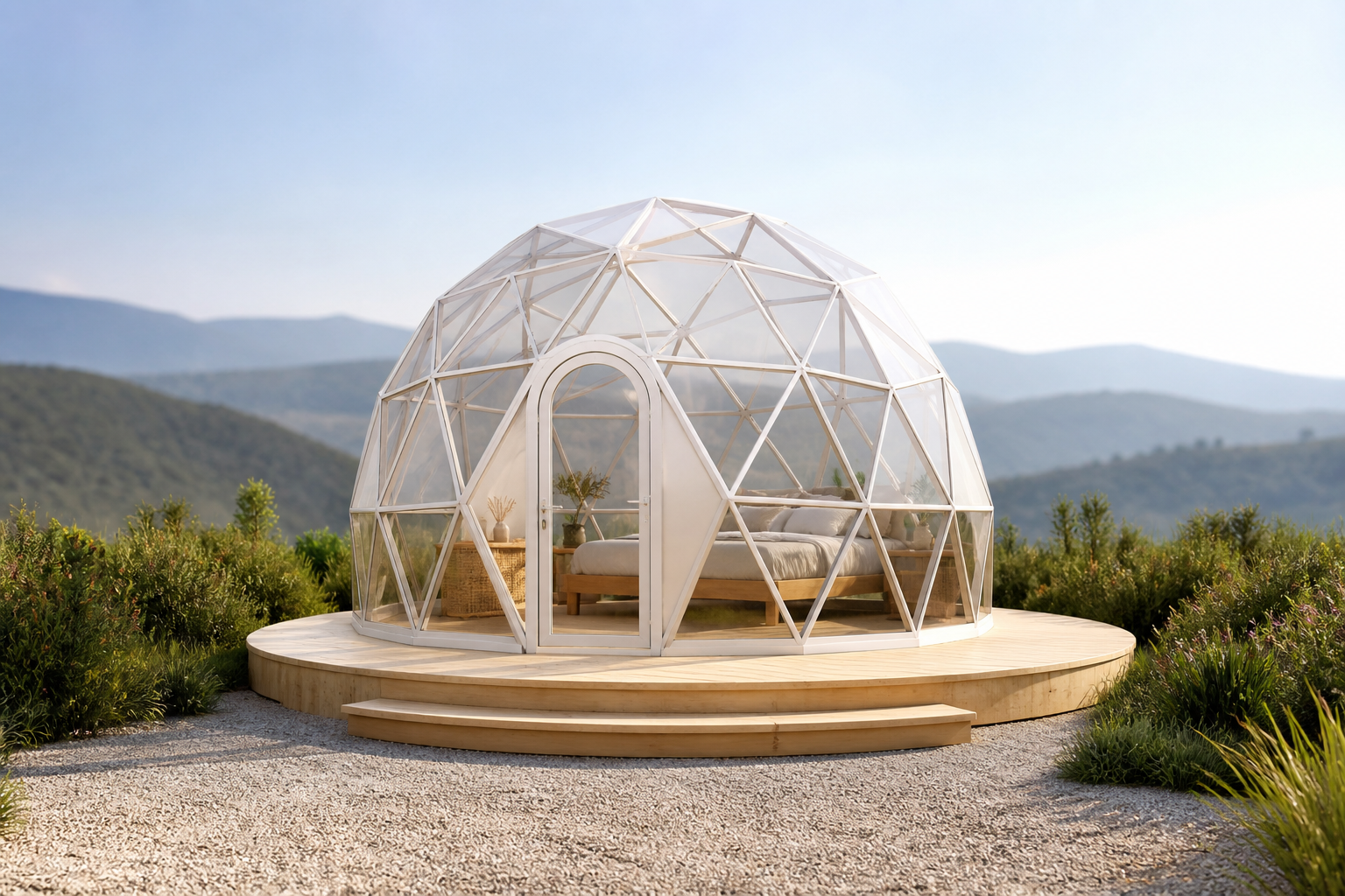 Preview of a geodesic dome